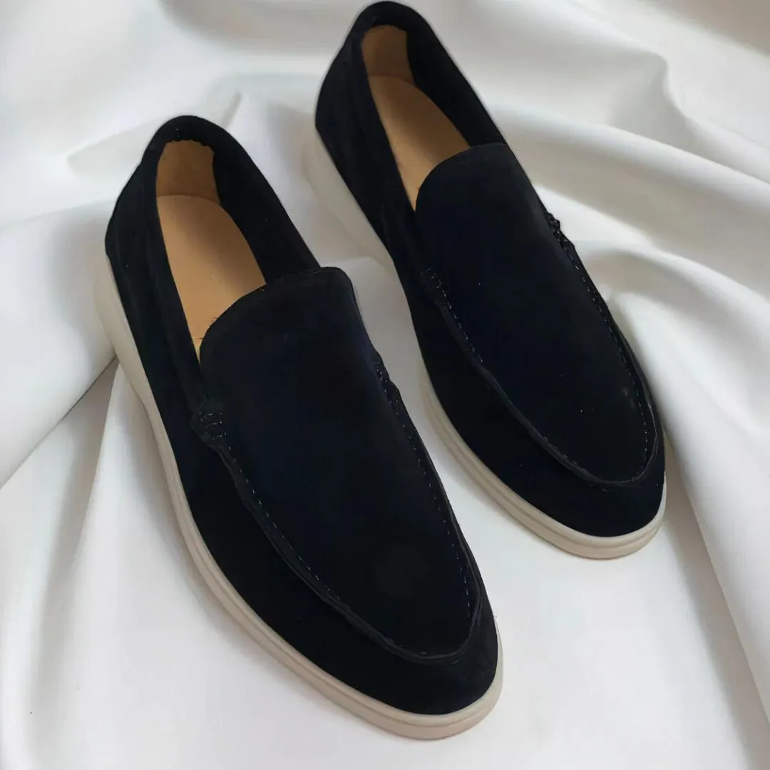 Low Suede Loafers for Men