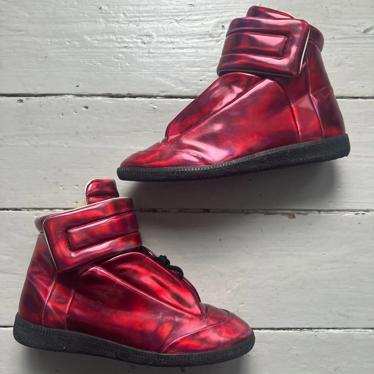 Maison Margiela Reflective Red Future Space Boots