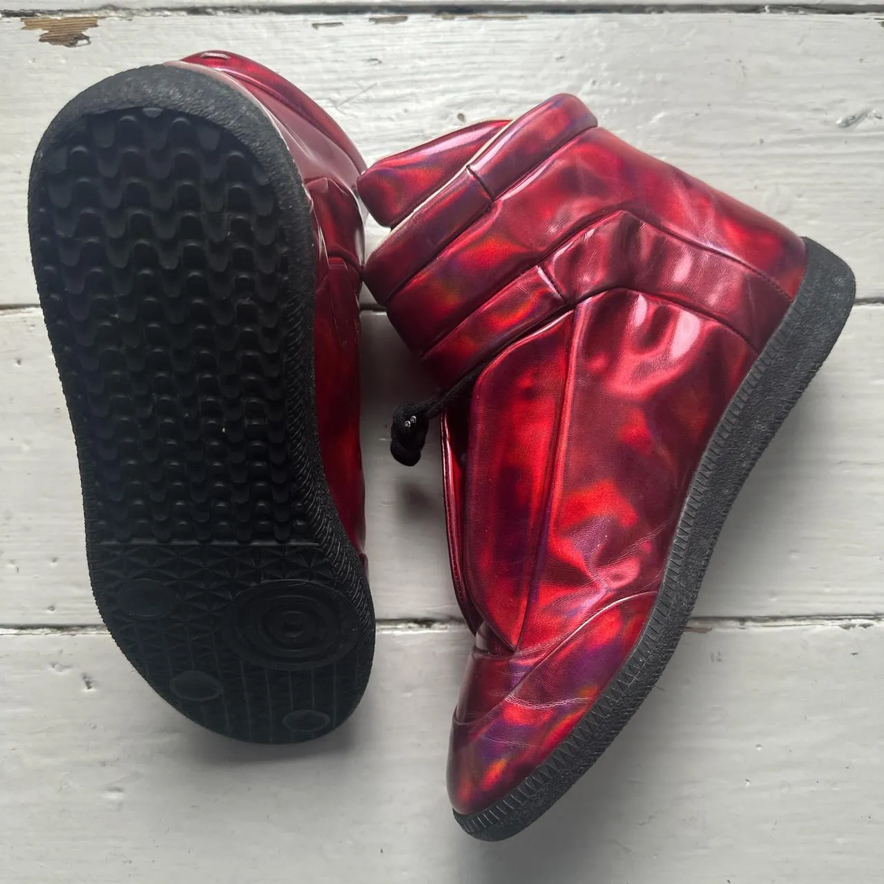 Maison Margiela Reflective Red Future Space Boots