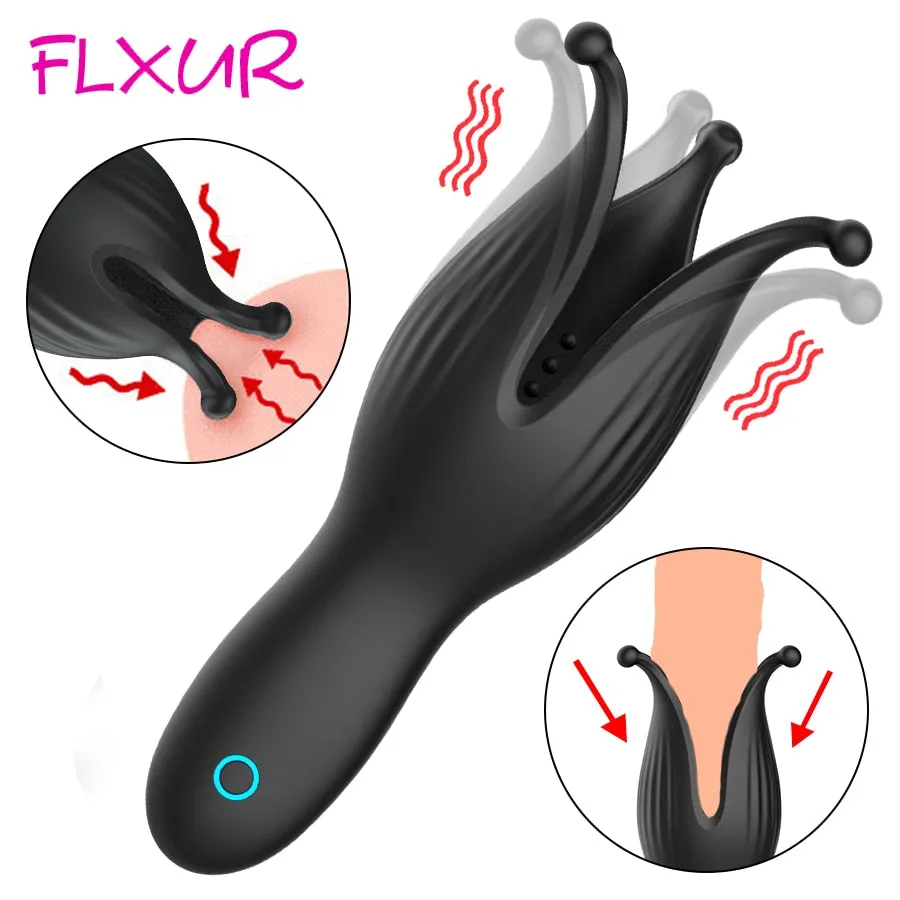 Male Masturbator Vibrator Sex and Delay Trainer 