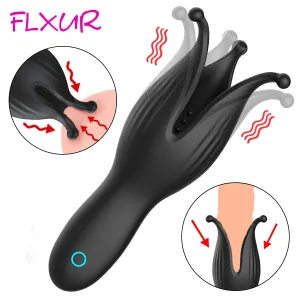 Male Masturbator Vibrator Sex and Delay Trainer 