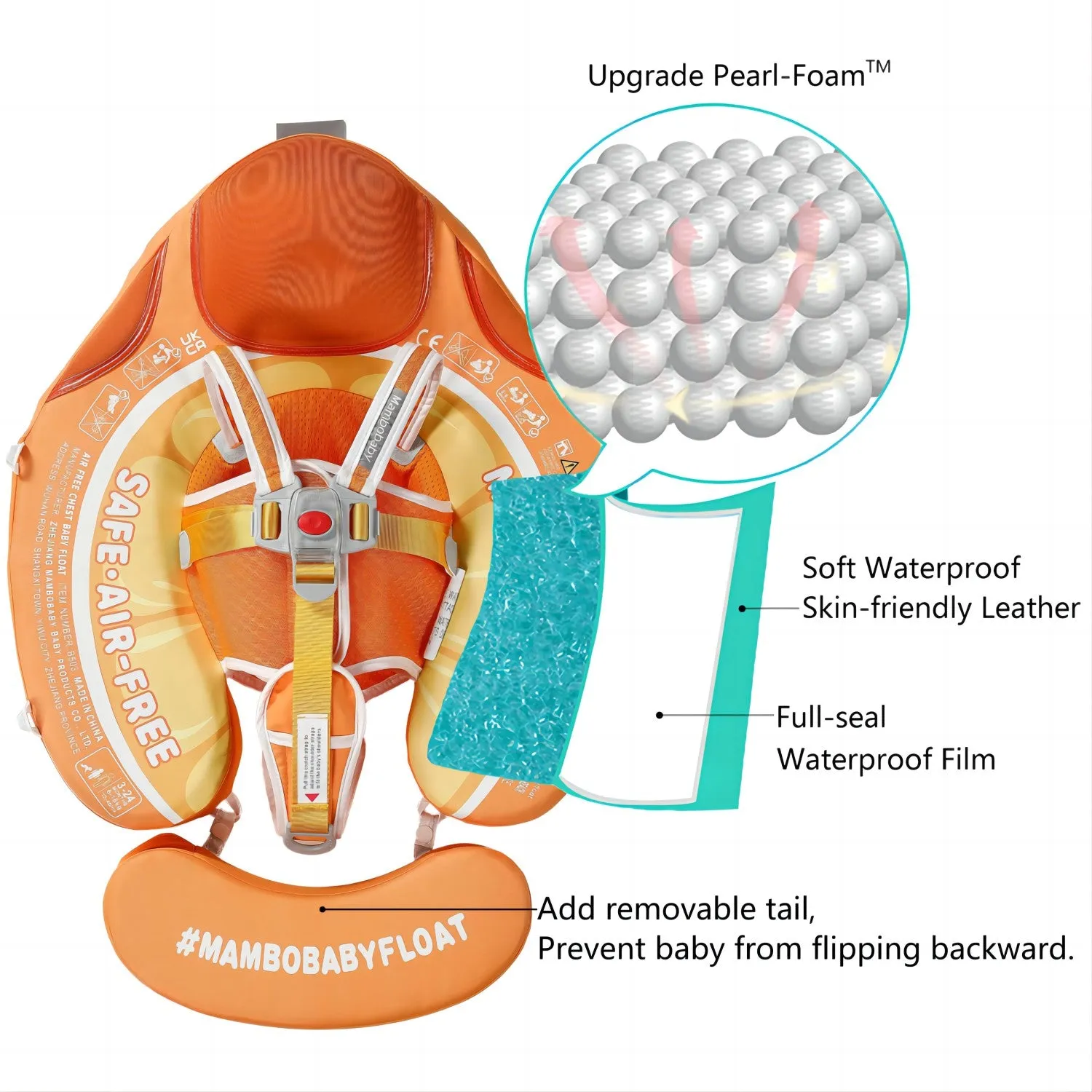 Mambobaby Float Tail Orange