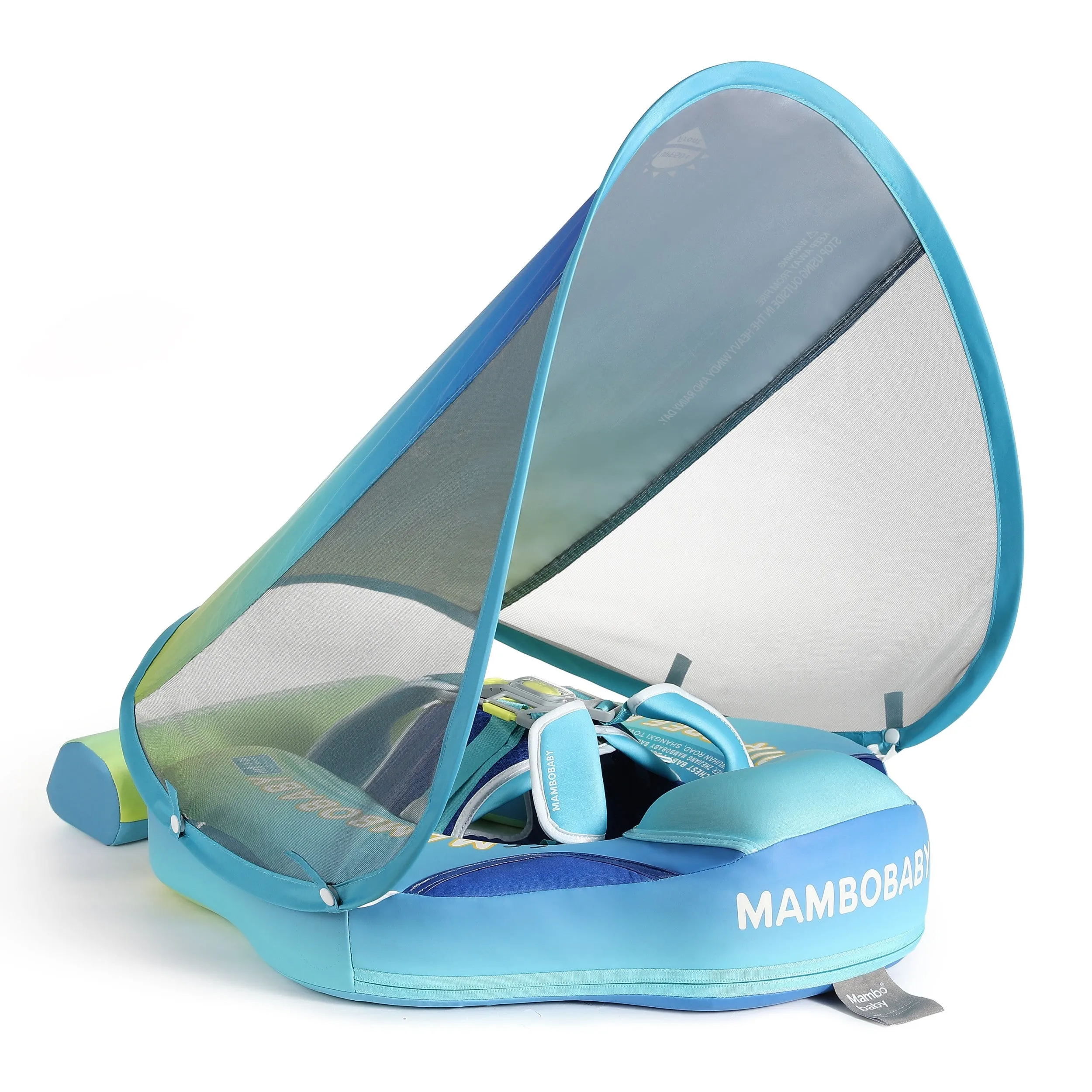 Mambobaby Float with Canopy and Tail Rainbow