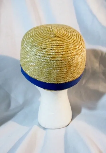MARKS SPENCER Natural STRAW Sun Hat Railroad Cap OS Woven M&S Womens