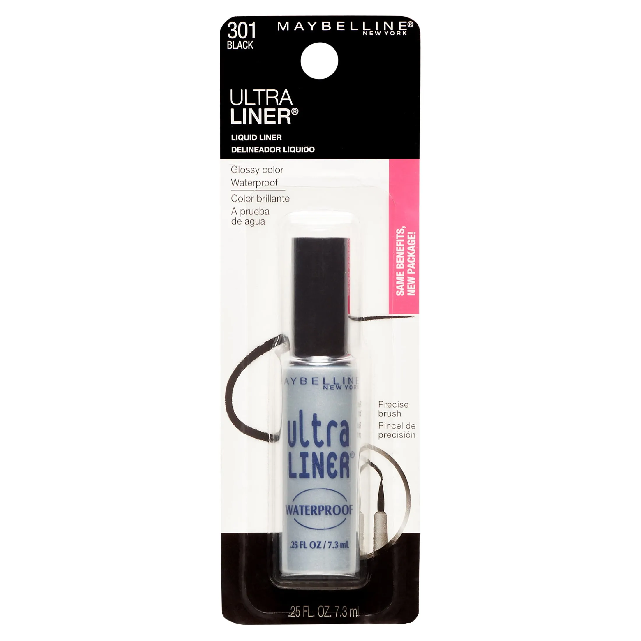 Maybelline Ultra Liner Waterproof Liquid Eyeliner, Black