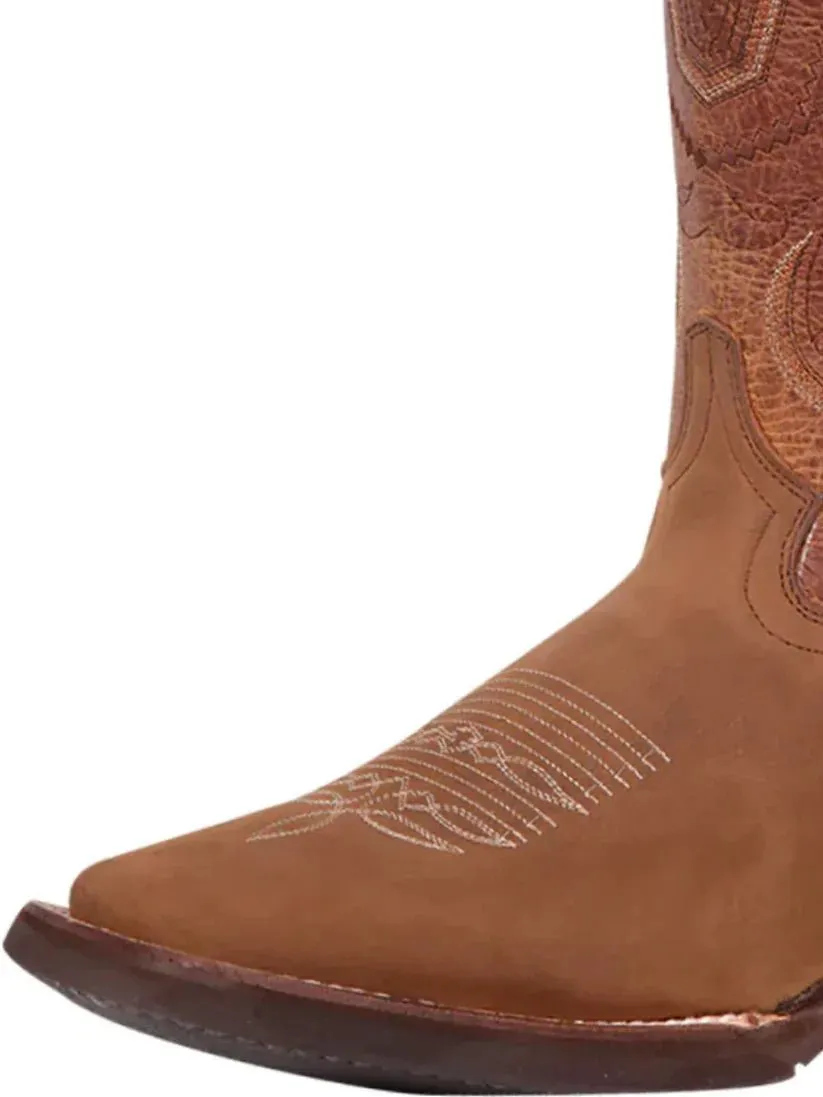 Men's Bovine Leather Classic Western Cowboy Boots 'El General' 43011