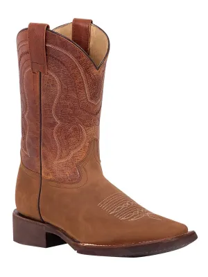 Men's Bovine Leather Classic Western Cowboy Boots 'El General' 43011