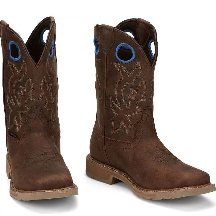 MEN'S JUSTIN All Around 11" Waterproof WORK BOOTS SE3114