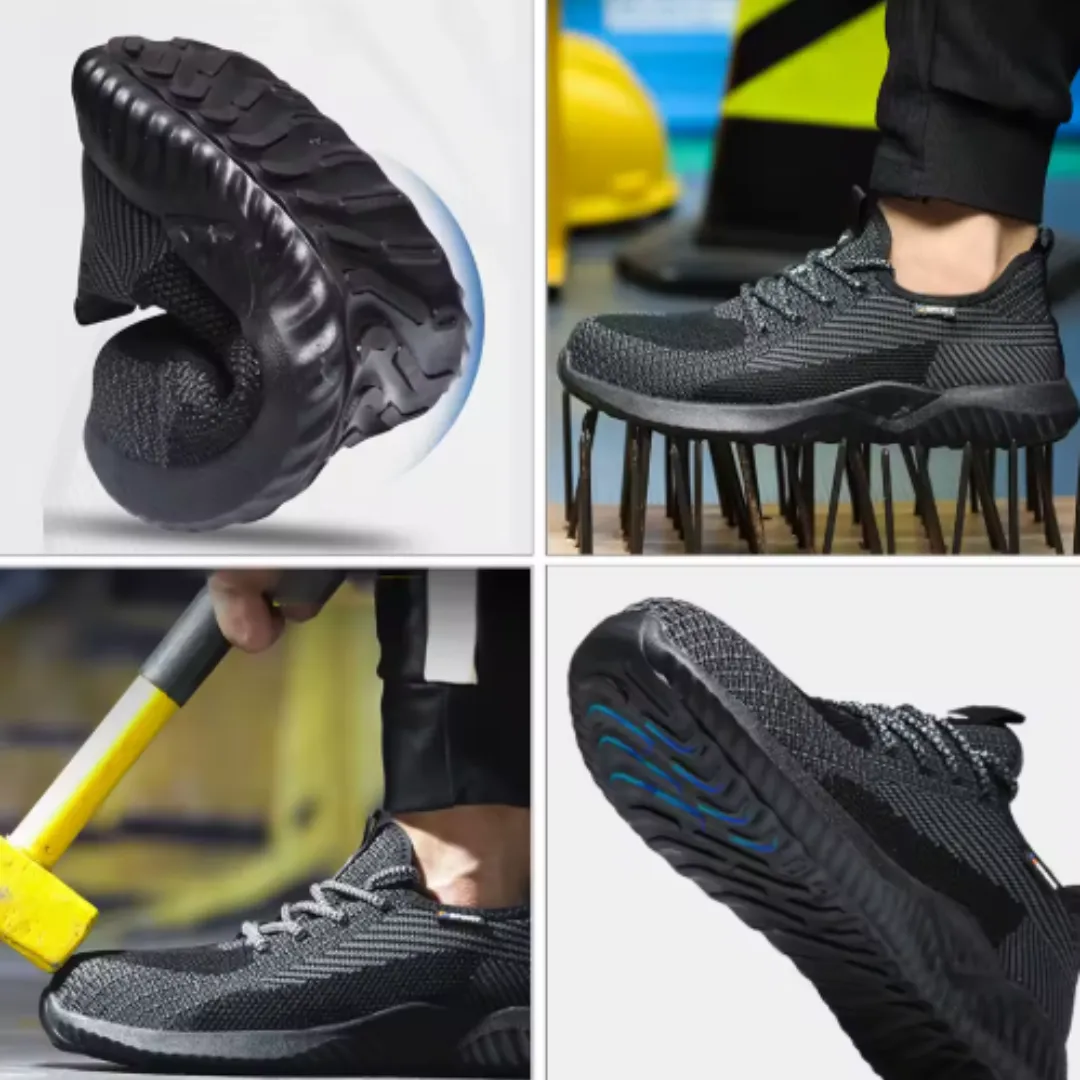Men's Lightweight Slip On Protective Safety Sneakers