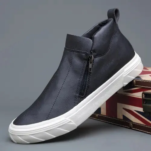 Men's Vulcanized Leather Loafers