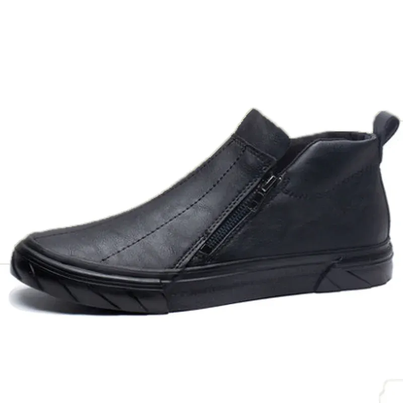 Men's Vulcanized Leather Loafers