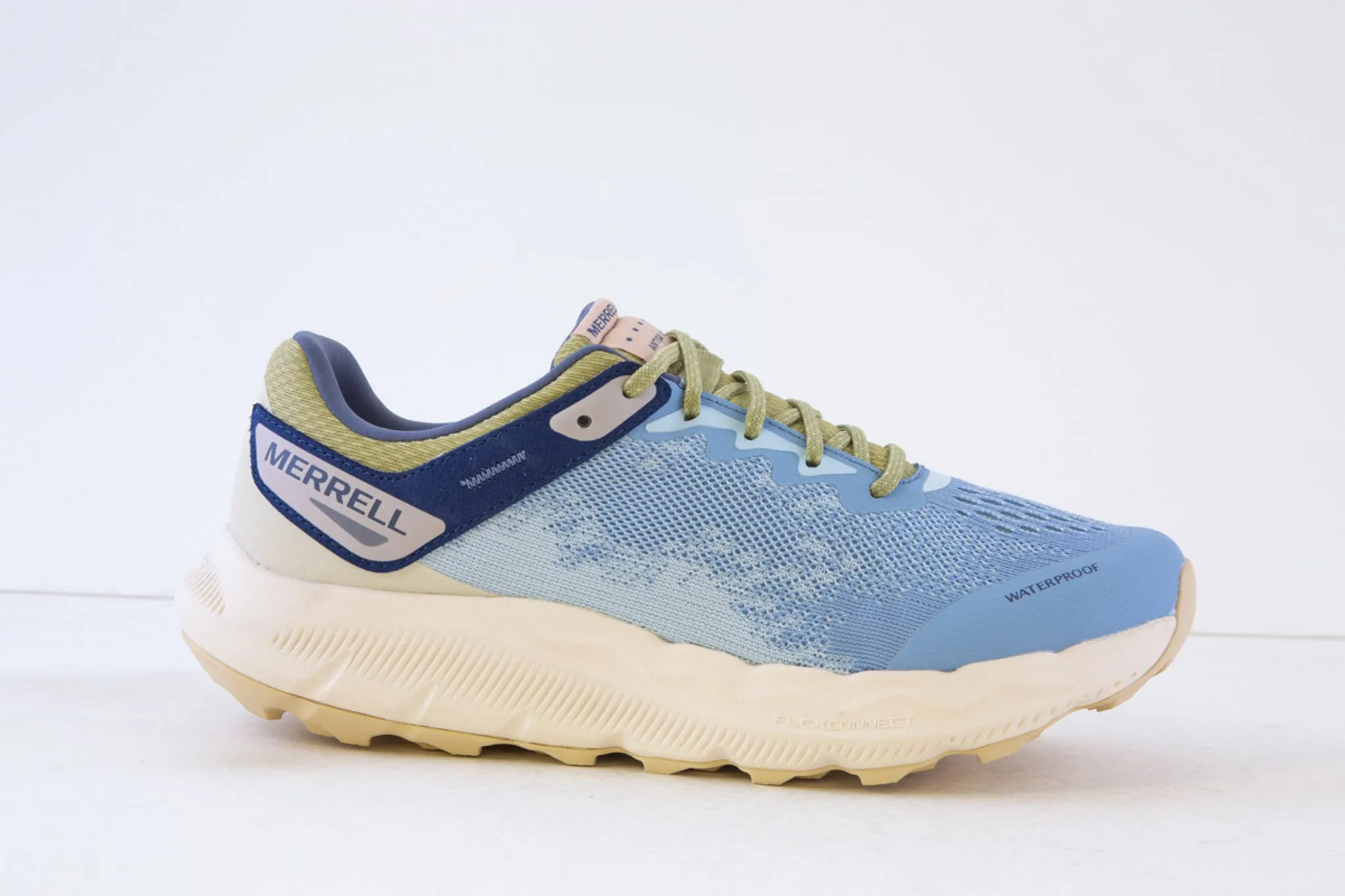 MERRELL - J068450 ANTORA 4- LACED WATERPROOF TRAINER - BLUE