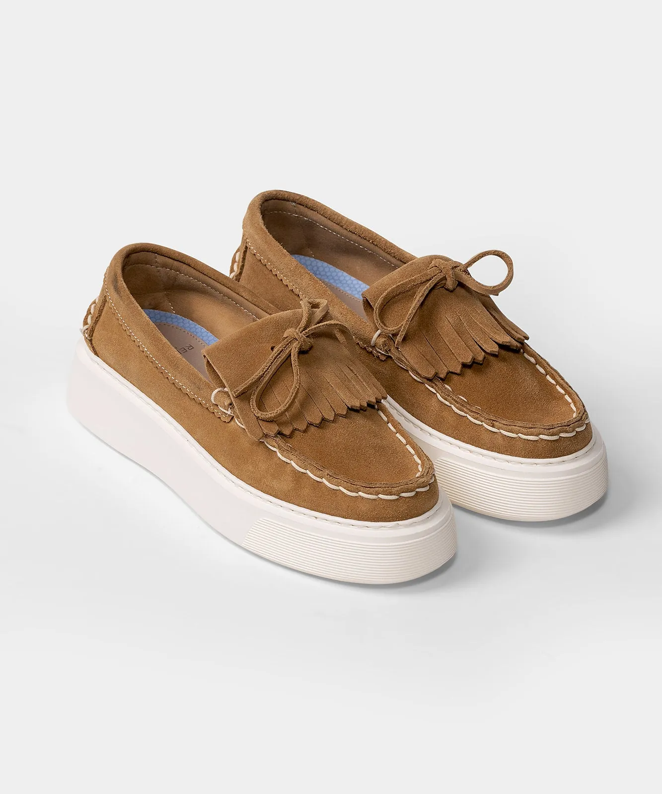 Mika Loafer Cognac Brown Suede (W)