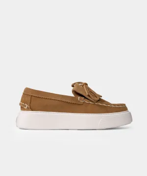 Mika Loafer Cognac Brown Suede (W)