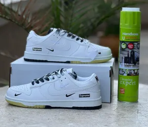 Nike Dunk Low x Supreme "White" Sneakers