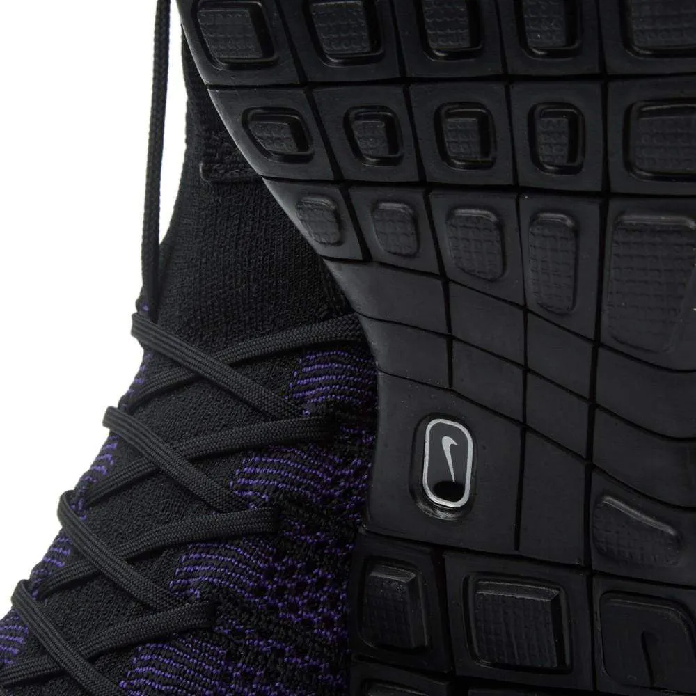 NIKE FREE FLYKNIT MERCURIAL Black & Bright Crimson