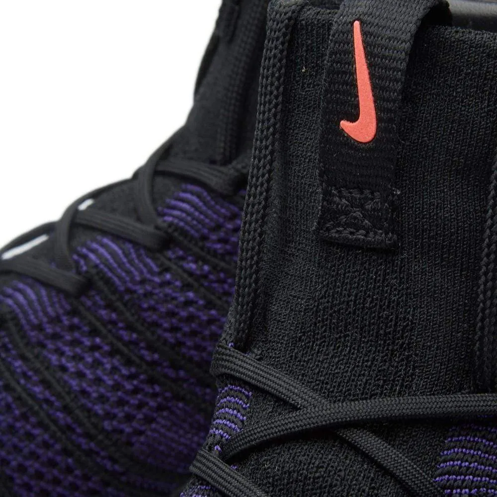 NIKE FREE FLYKNIT MERCURIAL Black & Bright Crimson