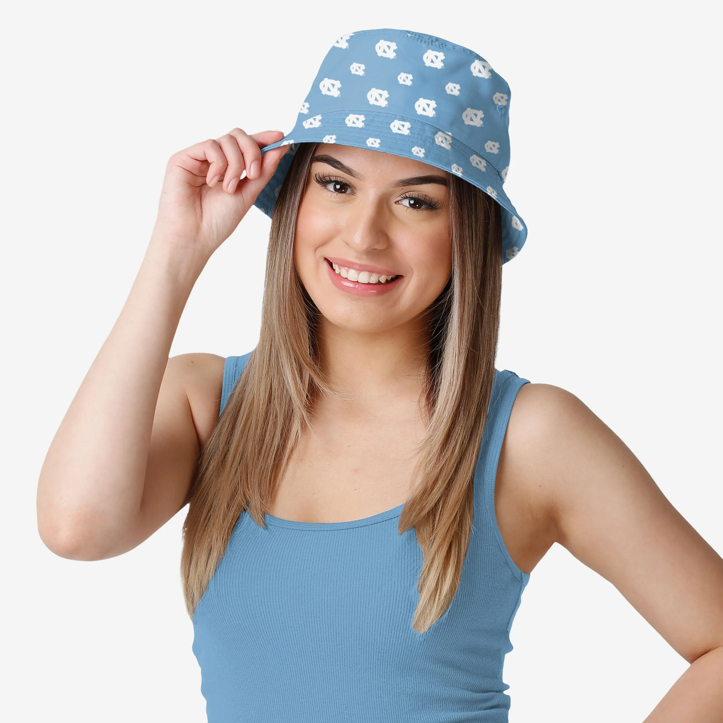 North Carolina Tar Heels Mini Print Bucket Hat