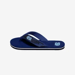 North Carolina Tar Heels Womens Sequin Flip Flop
