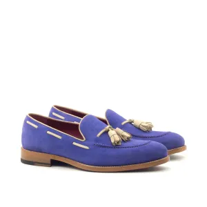OG Loafer - Kid Suede Purple And Taupe
