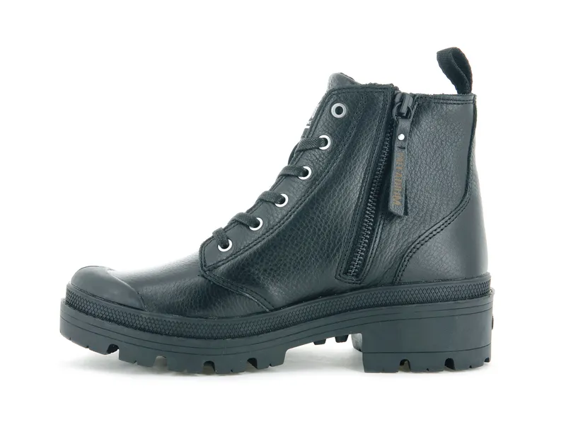 PALLABASE LEATHER BLACK/BLACK