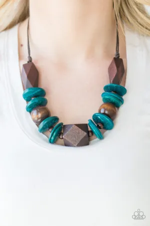 Paparazzi - Pacific Paradise - Blue Necklace