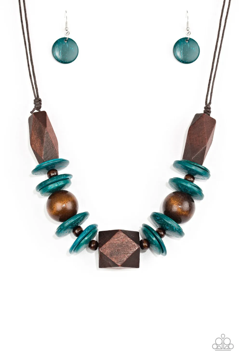 Paparazzi - Pacific Paradise - Blue Necklace