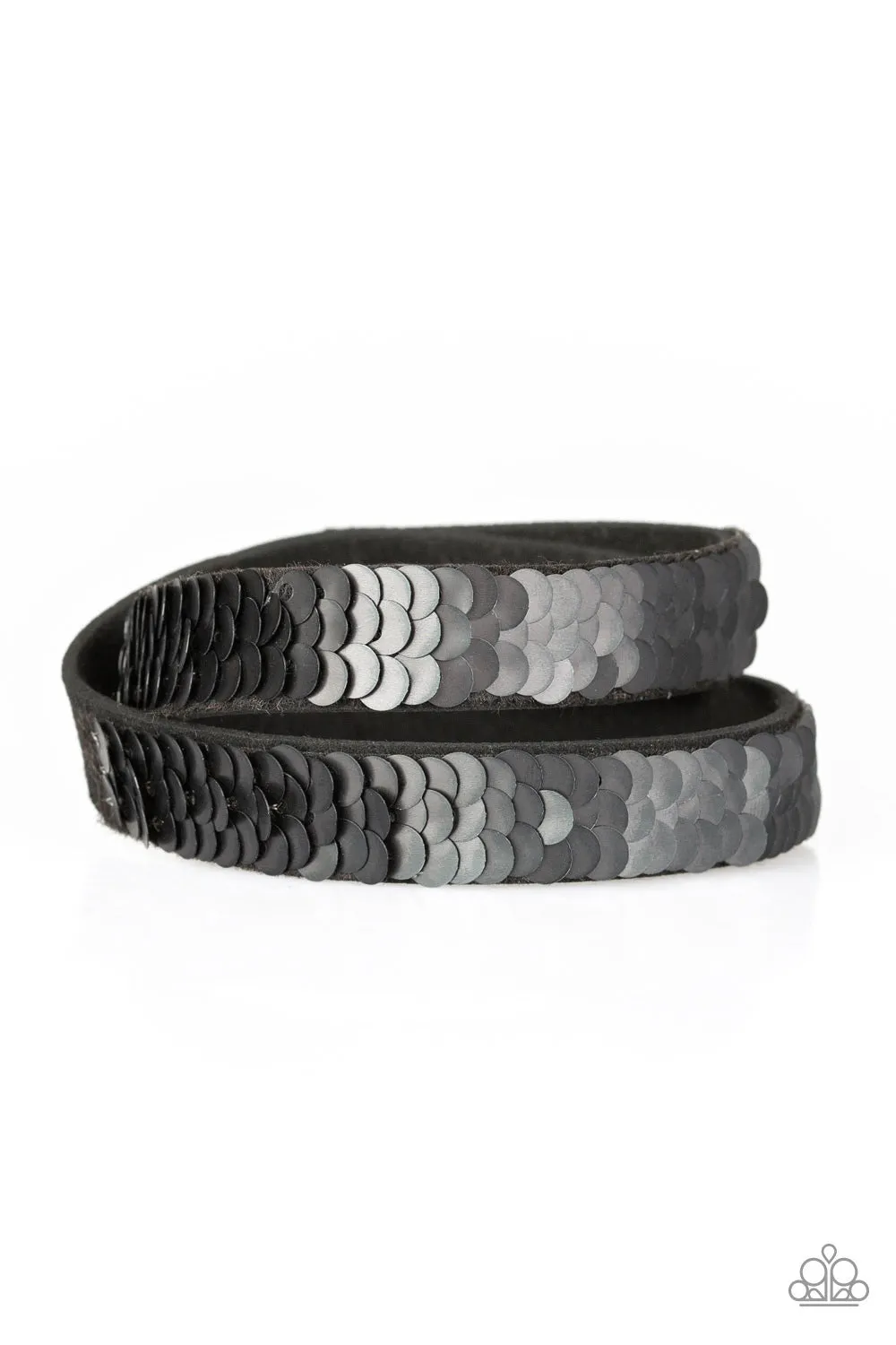 Paparazzi - Under The SEQUINS - Gold Bracelet
