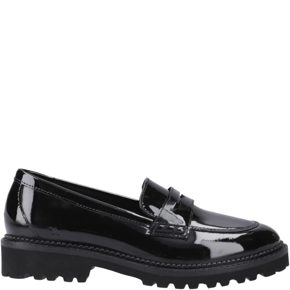 Patent Black Grazia Loafer Senior School Shoes