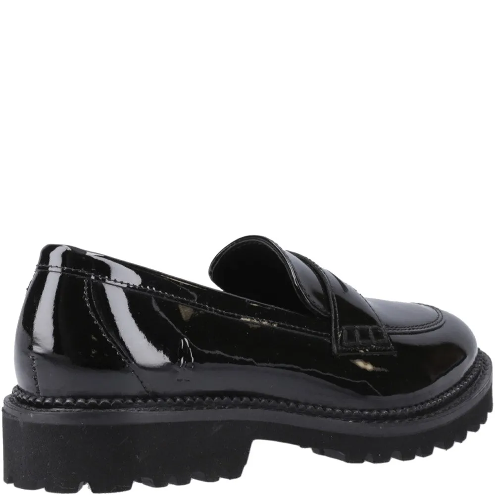 Patent Black Grazia Loafer Senior School Shoes