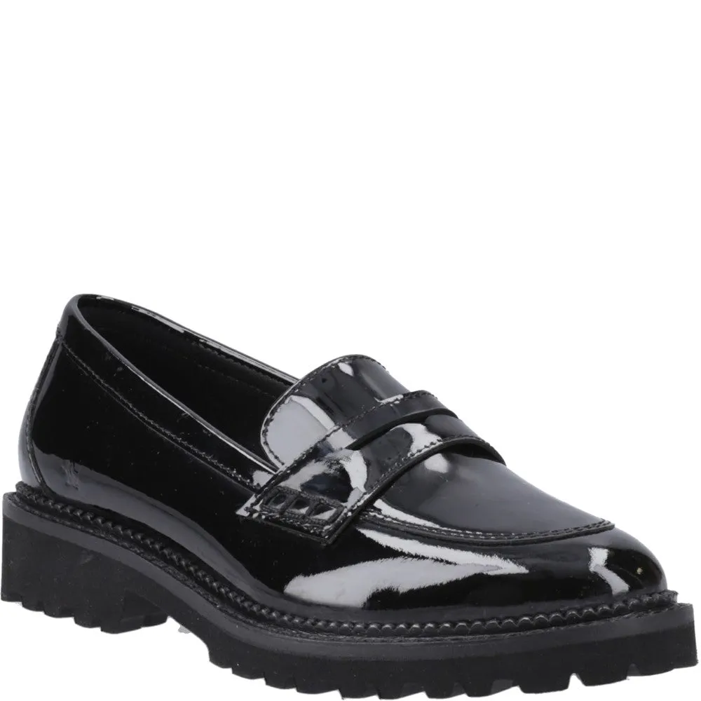 Patent Black Grazia Loafer Senior School Shoes