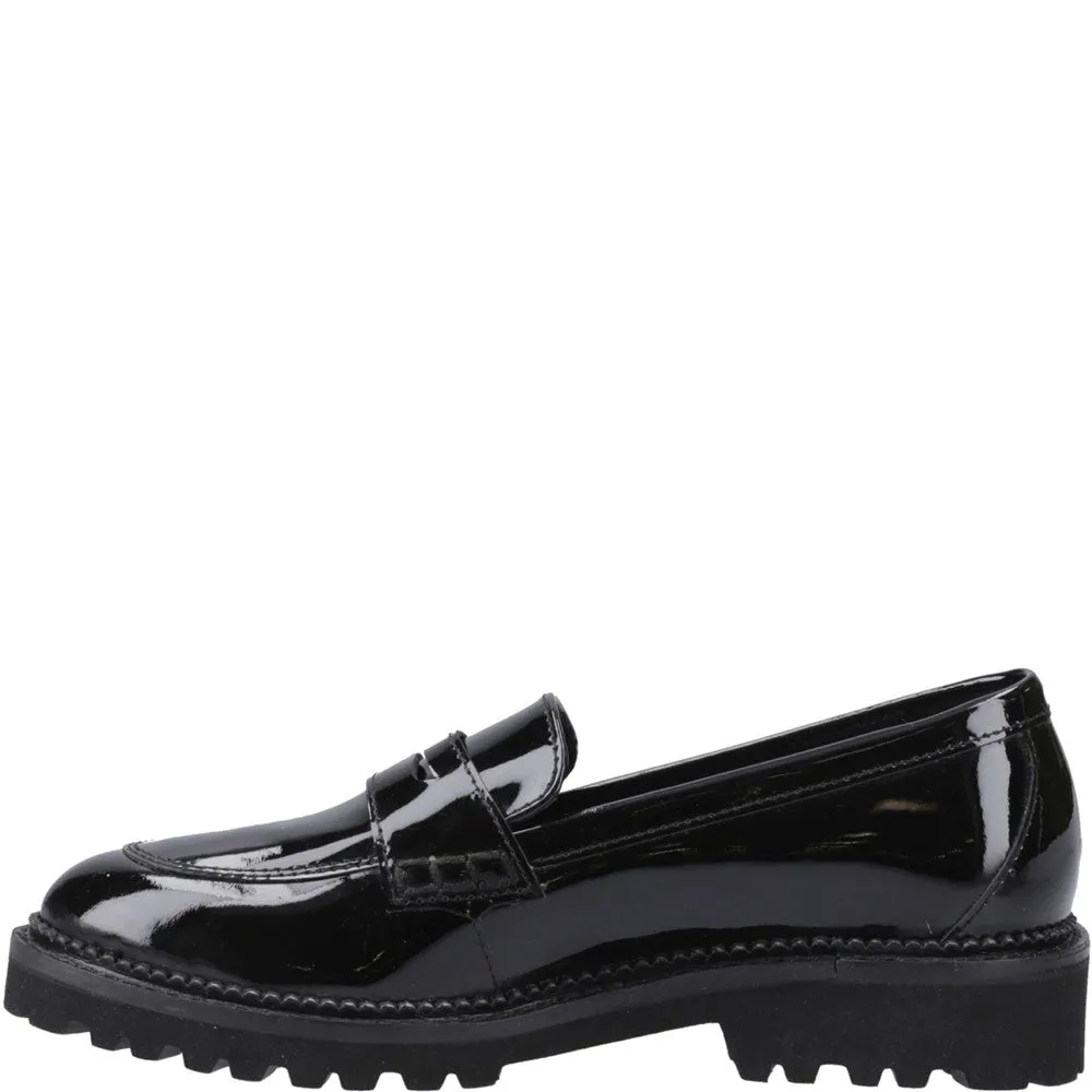 Patent Black Grazia Loafer Senior School Shoes