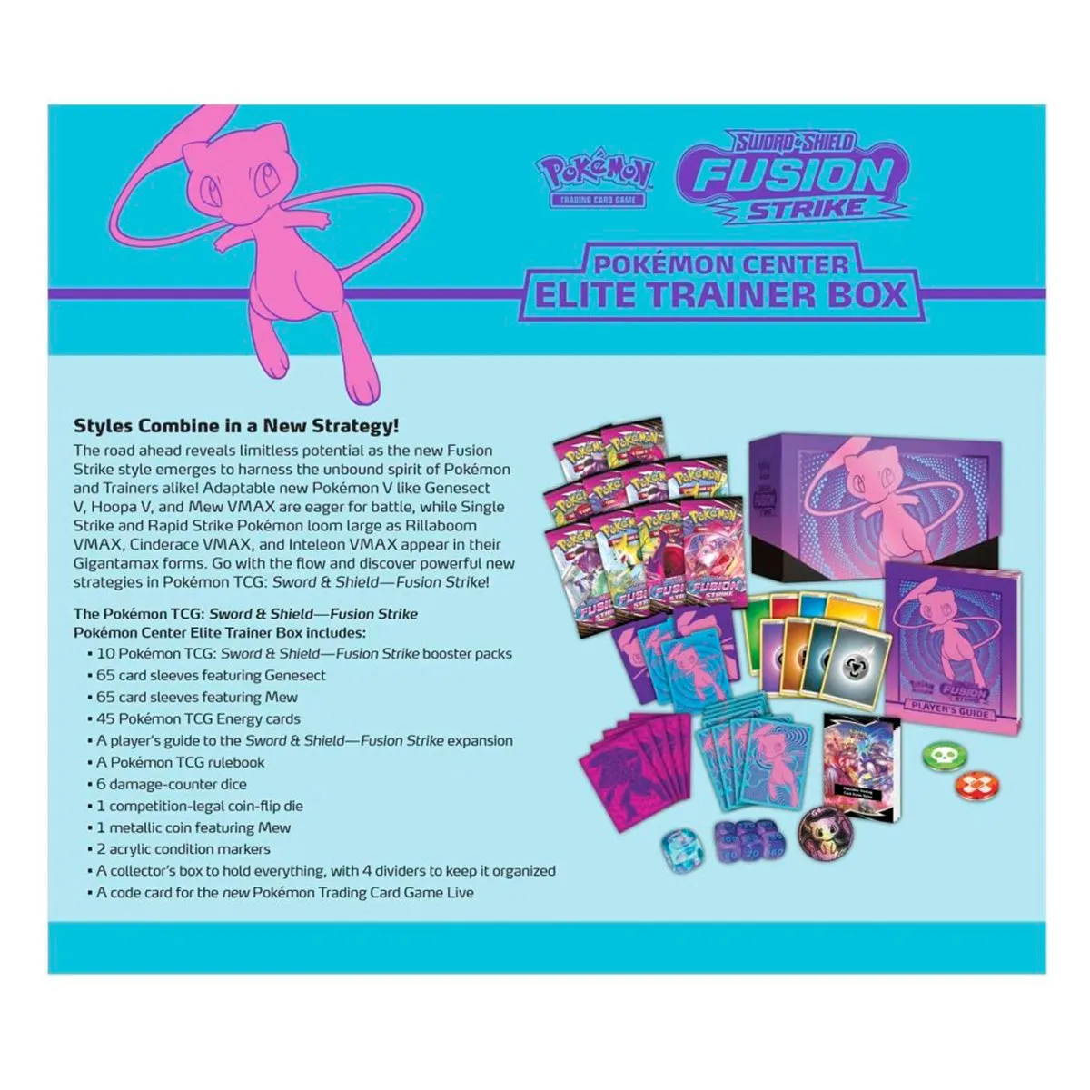 Pokemon TCG: Sword & Shield-Fusion Strike Pokémon Center Elite Trainer Box