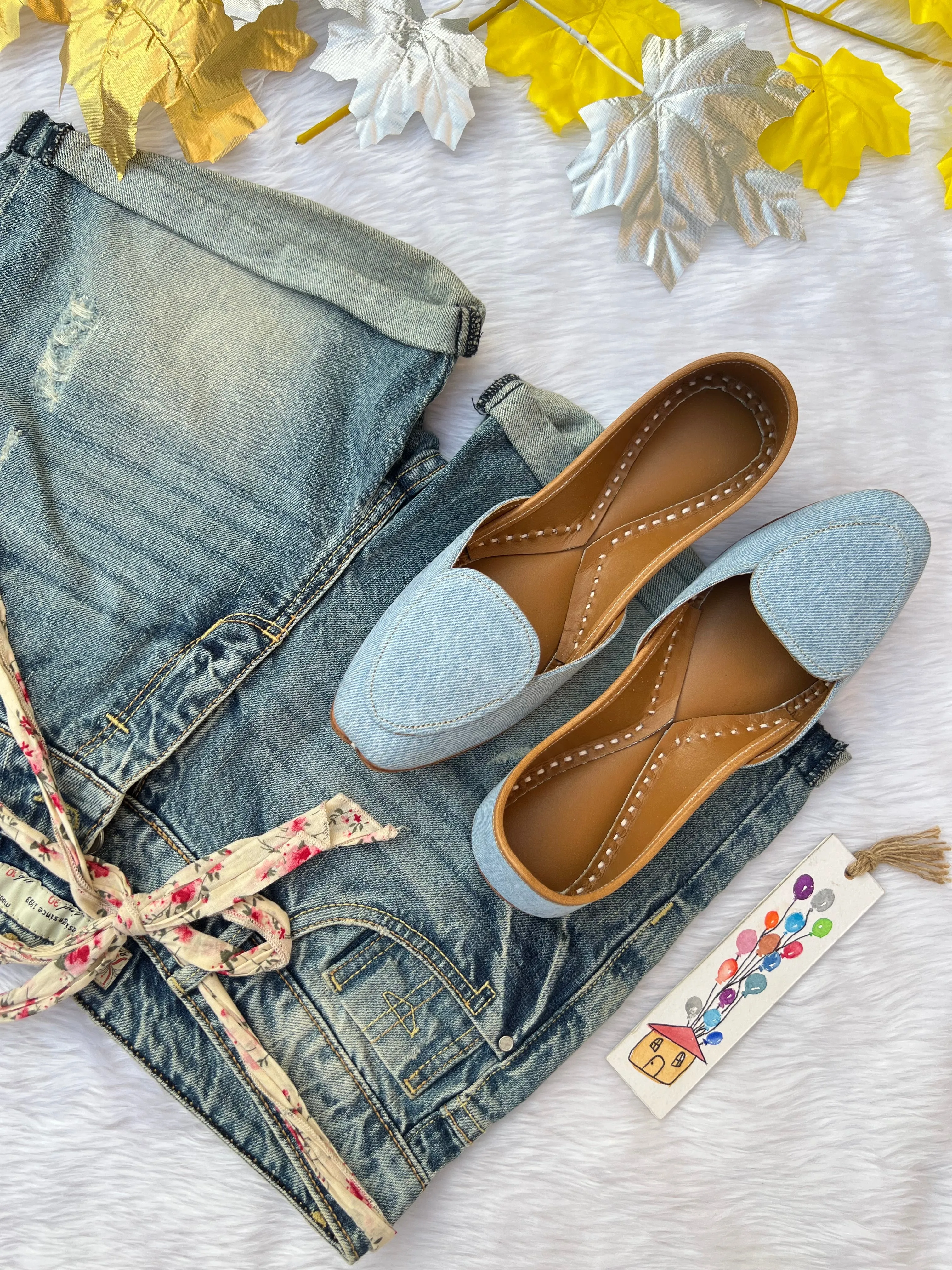 PURANI JEANS LOAFERS (DENIM COLOUR)