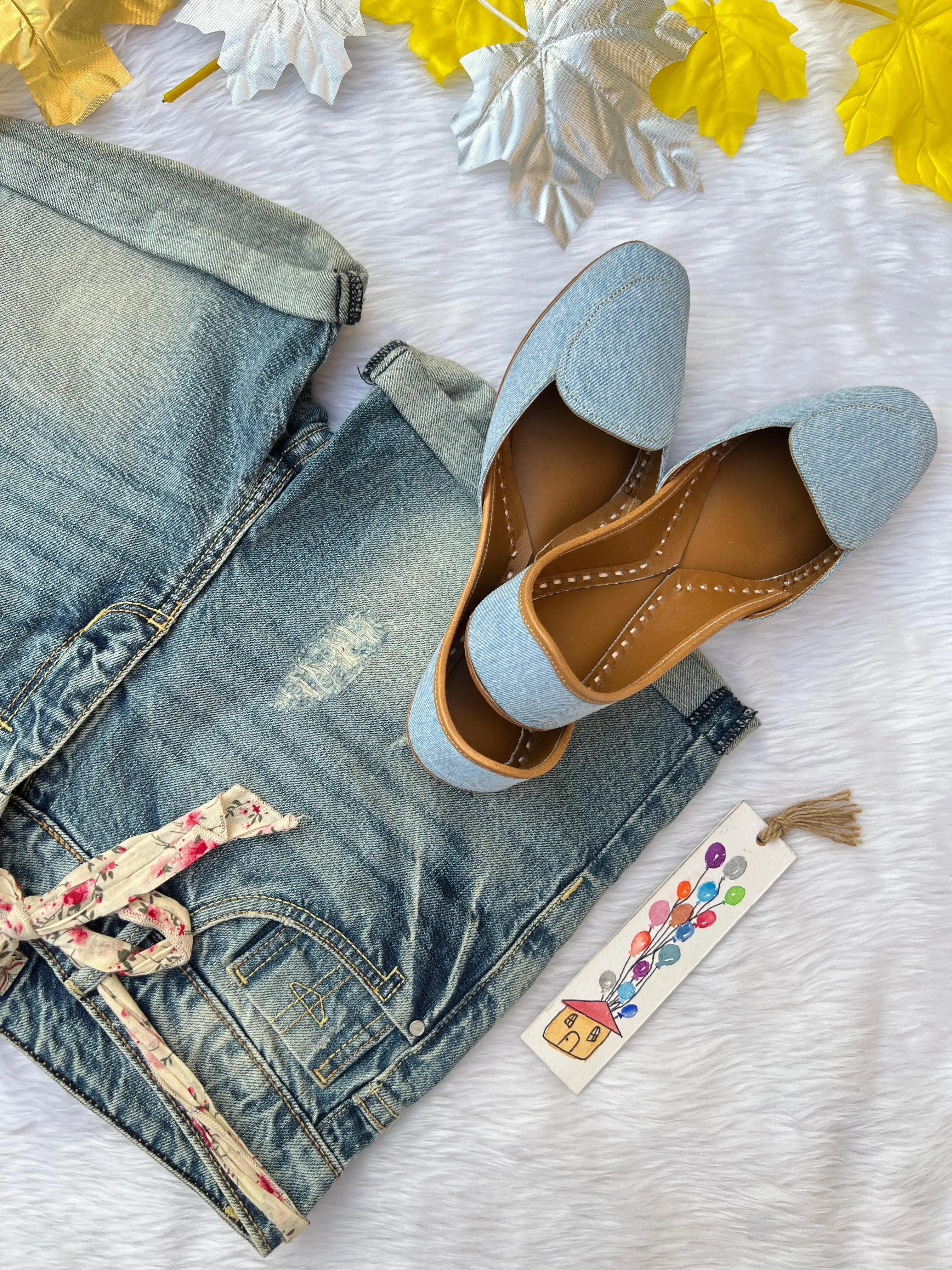 PURANI JEANS LOAFERS (DENIM COLOUR)