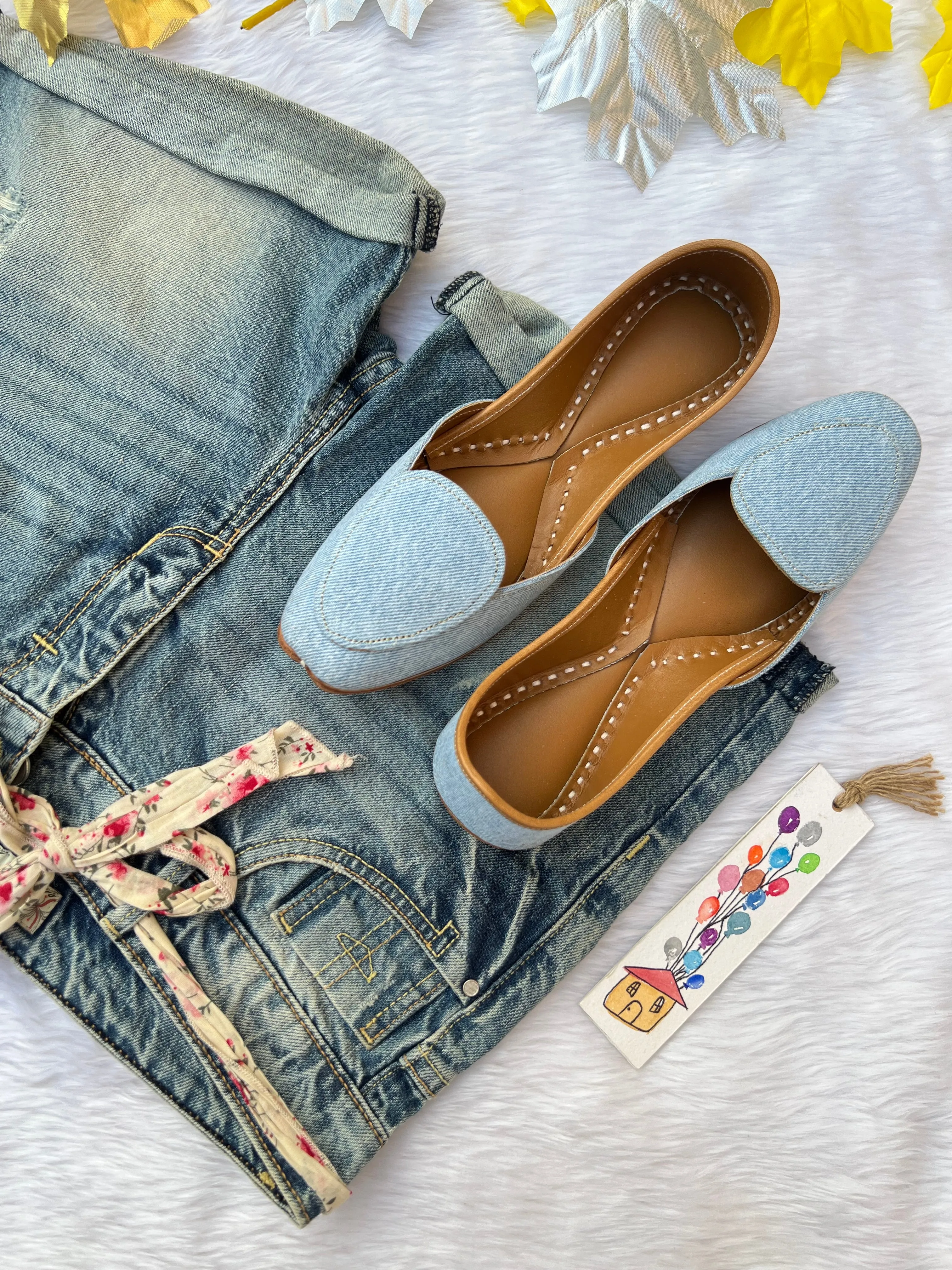 PURANI JEANS LOAFERS (DENIM COLOUR)