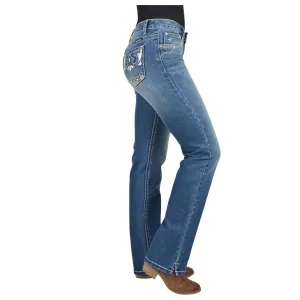 Pure Western Womens Maryanne Straight Leg Jeans