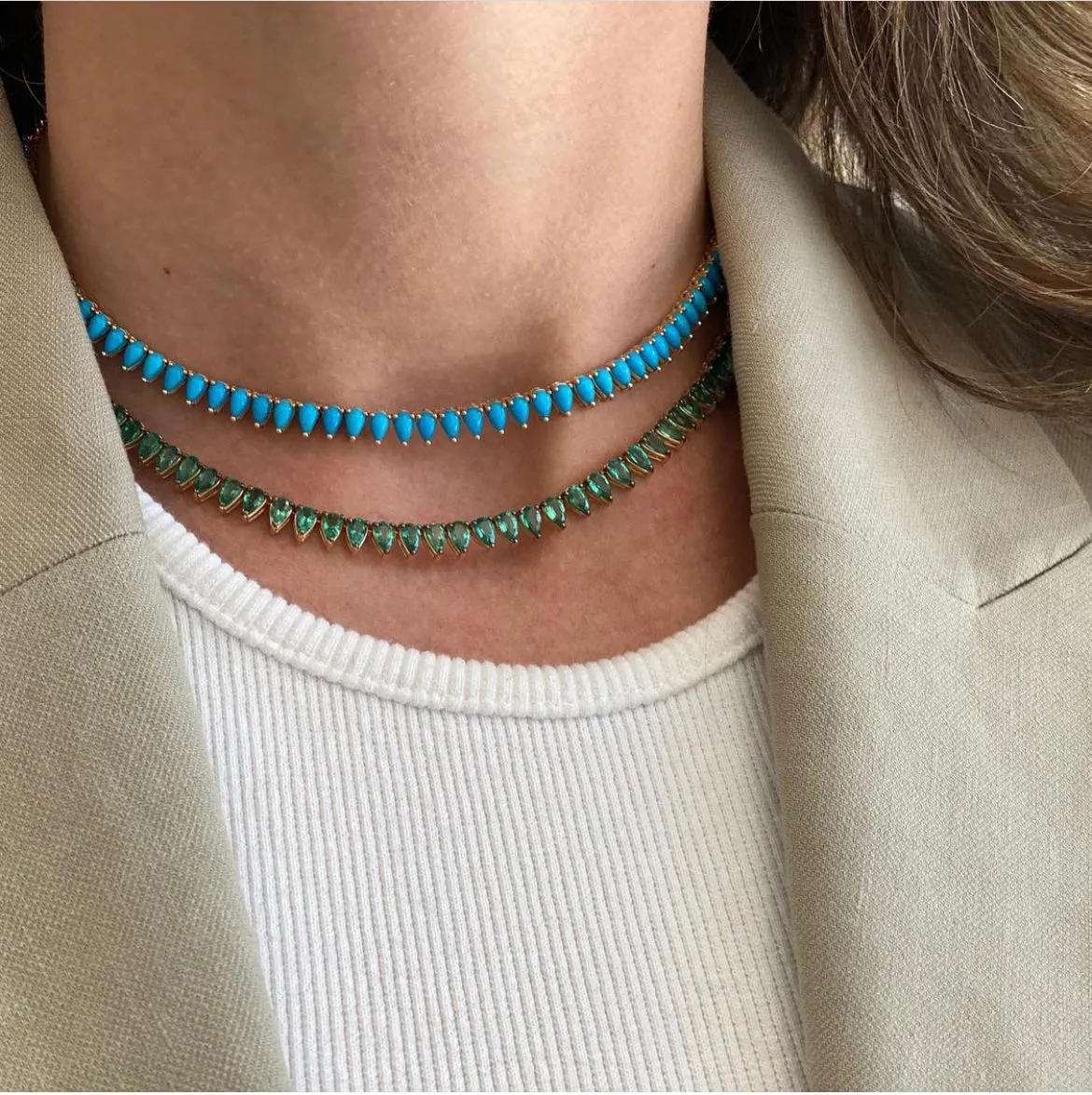 Revelation Pear Turquoise Reviere