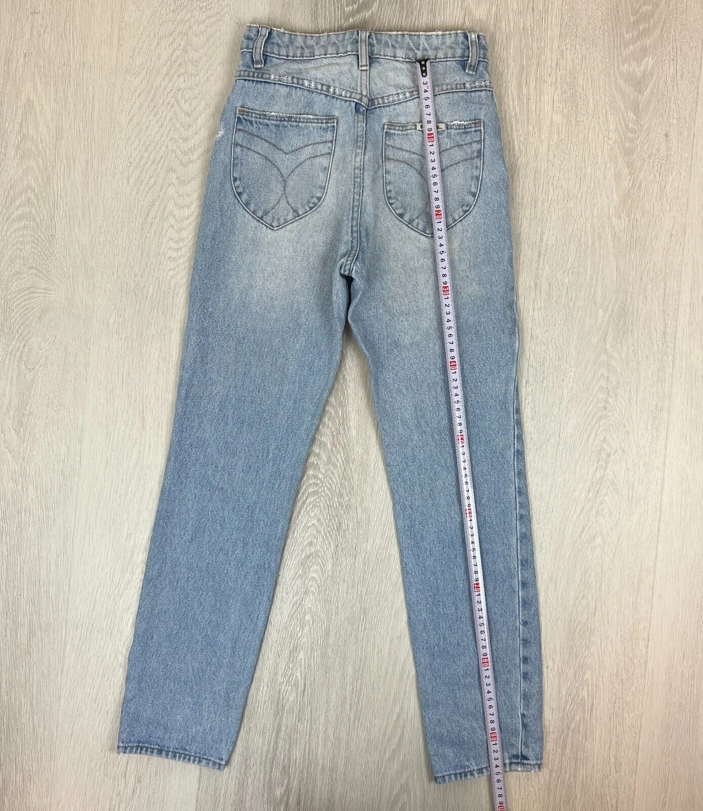 Rolla's Womens Dusters High Rise Slim Light Wash Jeans Size 25 (AU 7)
