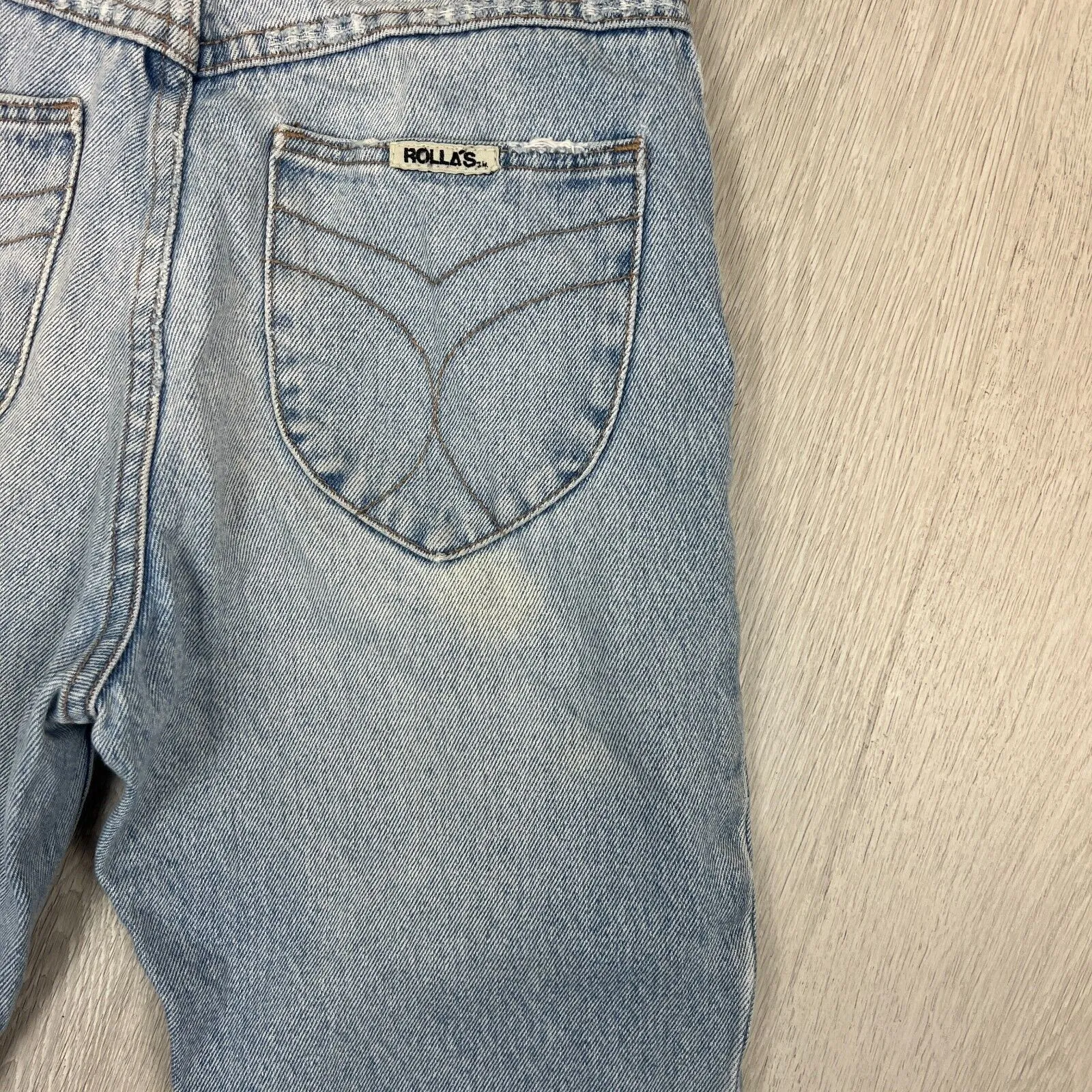 Rolla's Womens Dusters High Rise Slim Light Wash Jeans Size 25 (AU 7)