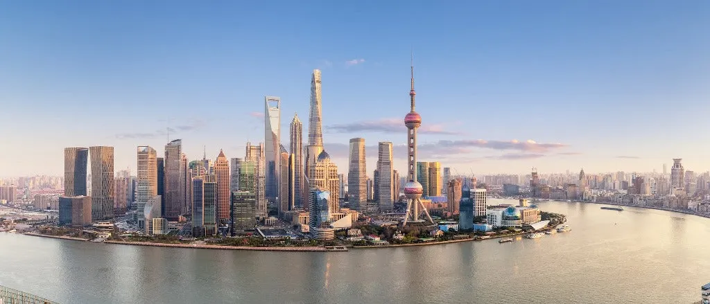 Shanghai Skyline Wallpaper Mural