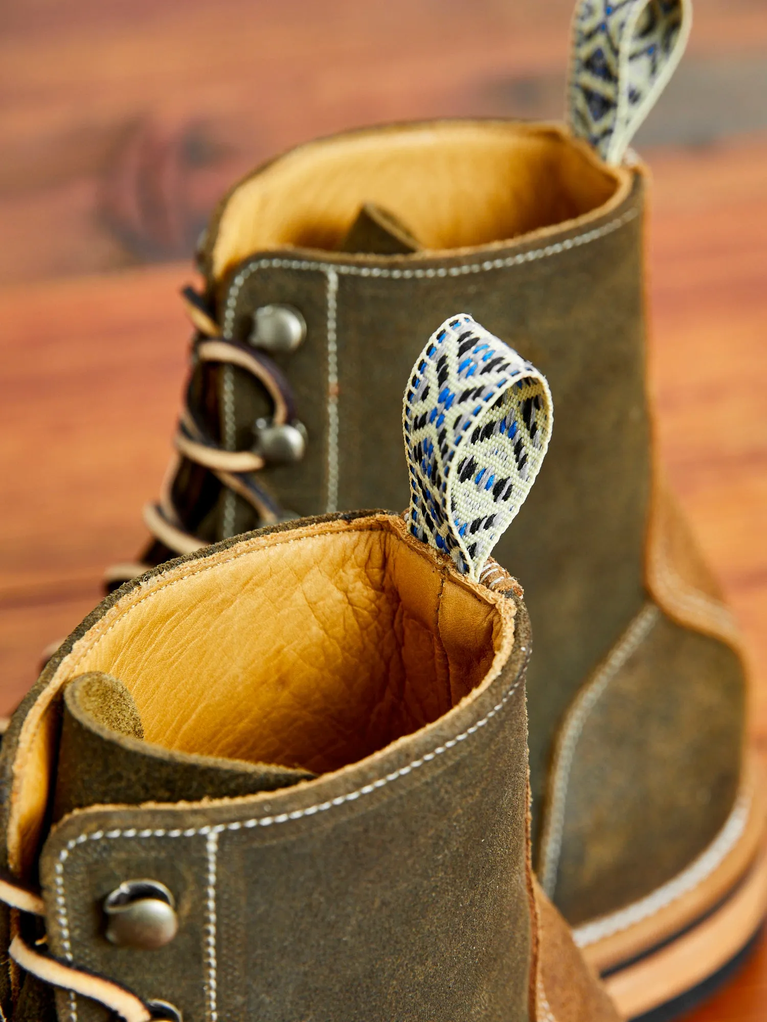 Sierra Boot in Waxed Olive