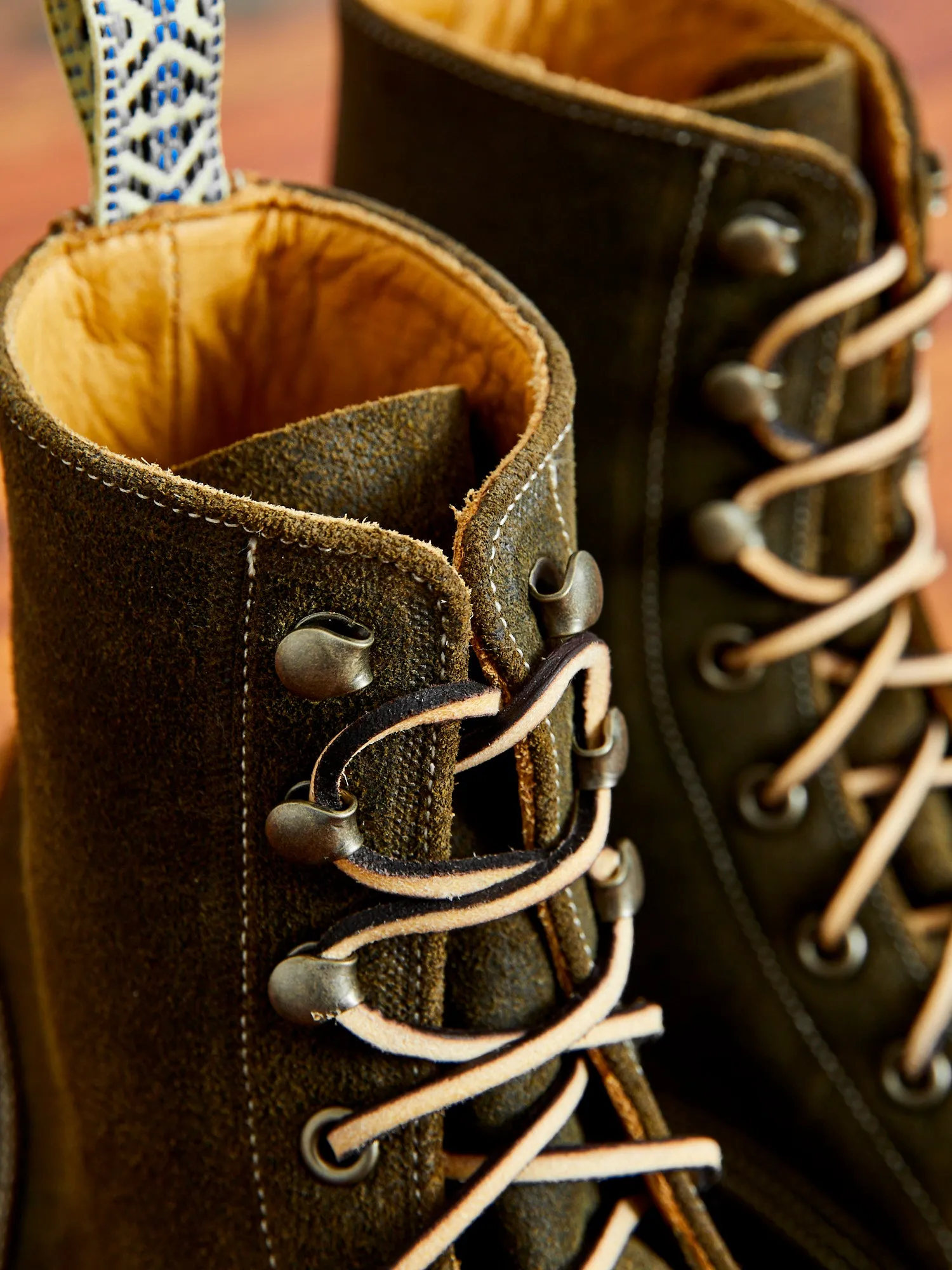 Sierra Boot in Waxed Olive