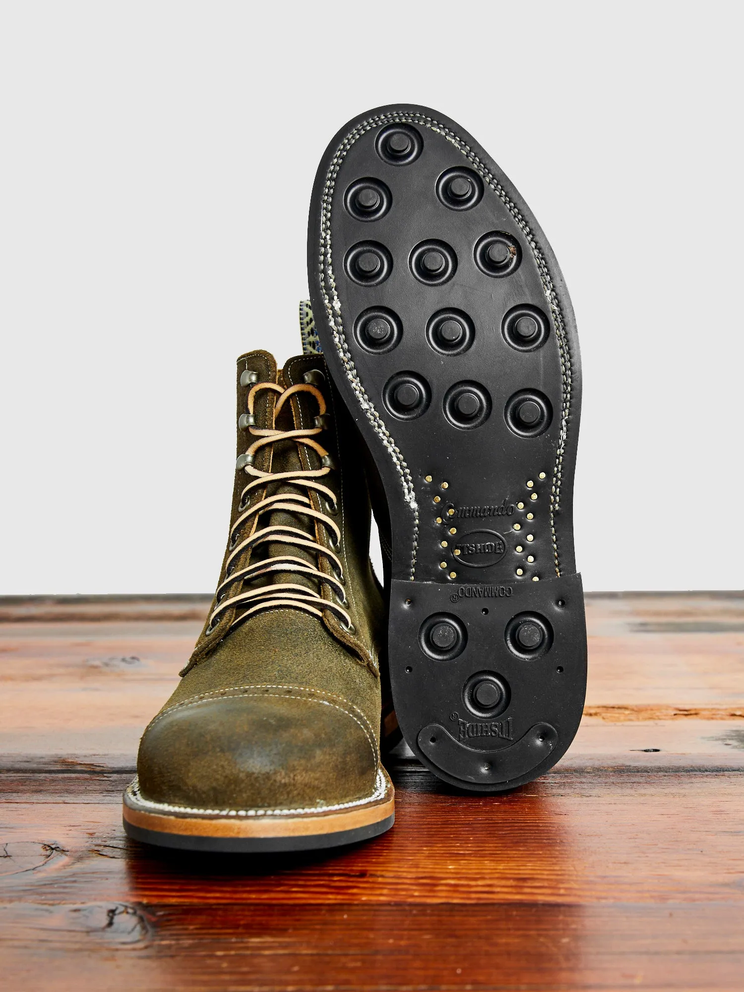 Sierra Boot in Waxed Olive