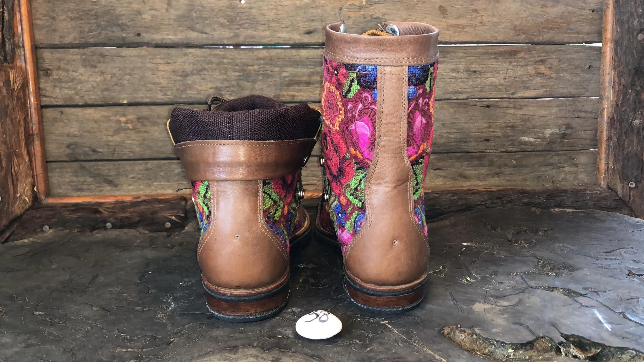 Size 38 Gypsy Boots - Rose Garden