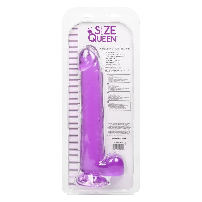 Size Queen 10 Inch- Purple