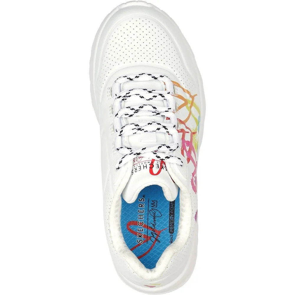 Skechers Uno Lite Love Brights Trainers