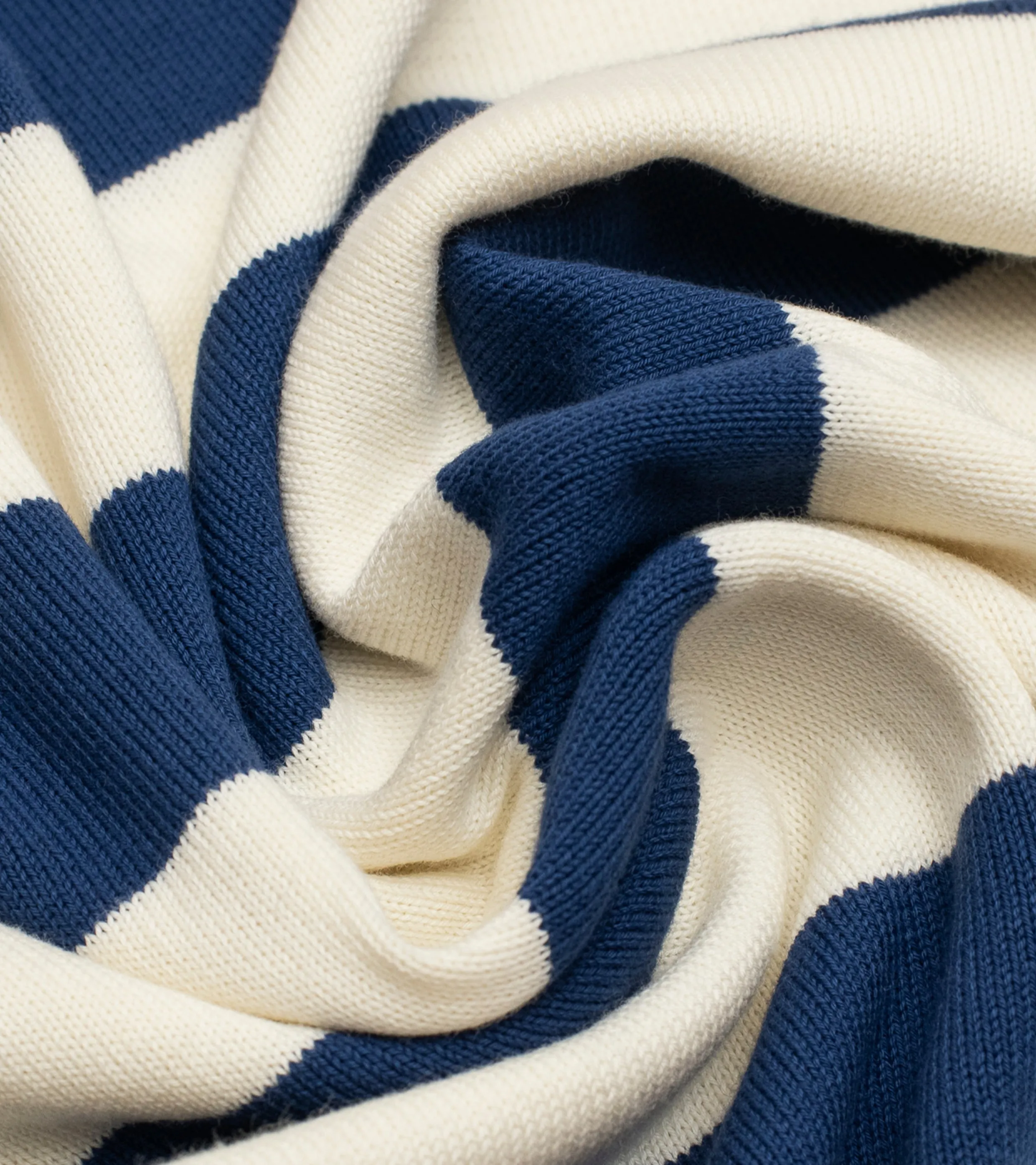 ‘Skipper’ Striped Tee Blue/Cream