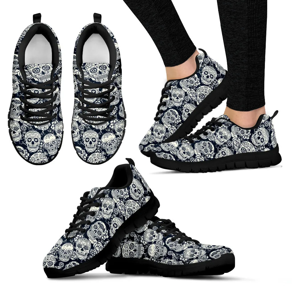 Skulls women sneakers black sole
