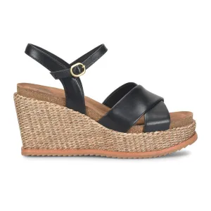 Sofft Diana Wedge Sandal (Women) - Black